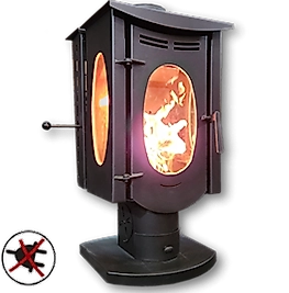 Desan Eva Manuel Pelet Sobası - Elektriksiz & Döküm Potalı