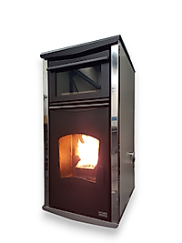 Desan Kuzineli Fanlı Üflemeli Pelet Sobası